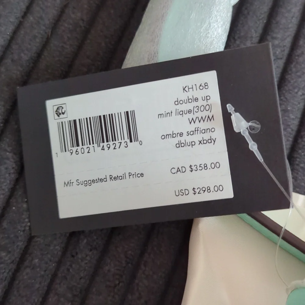 Kate Spade Aqua and Green Double Crossbody Leather Bag - Picture 4 of 7